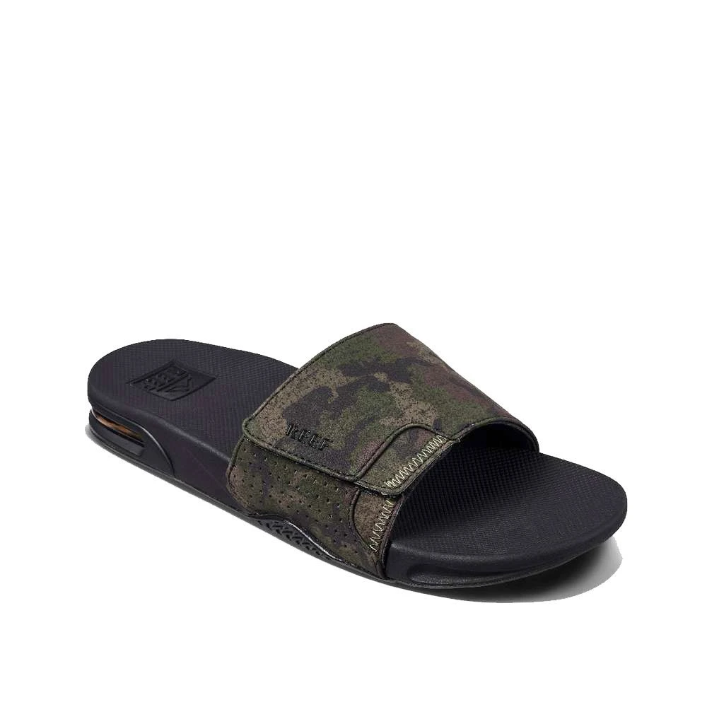 Reef Fanning Slippers Heren Olive Camo