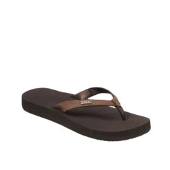 Reef Cushion Luna Slippers Dames Brown