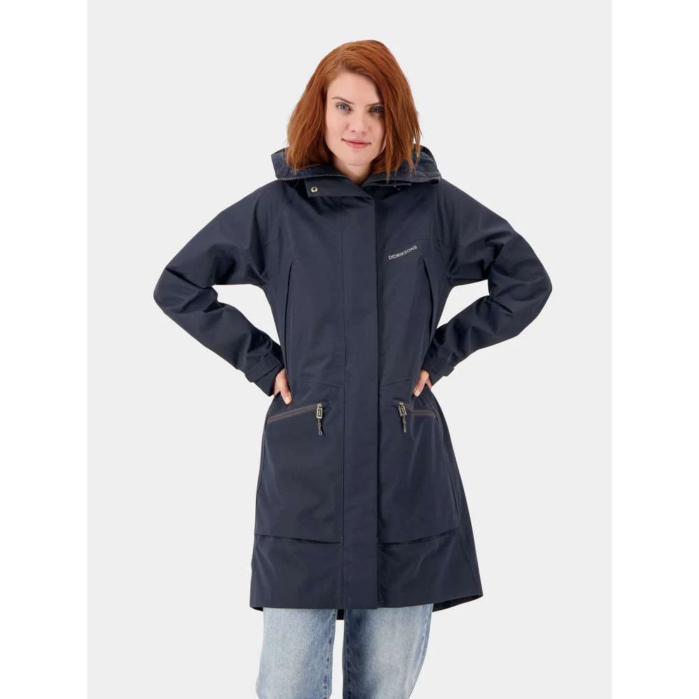 Didriksons Ilma Parka Dames Dark Night Blue - Afbeelding 3