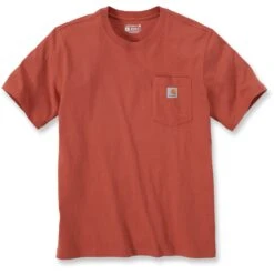 Carhartt K87 Pocket Shirt Heren Terracotta