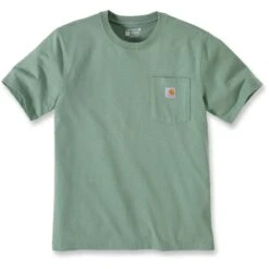 Carhartt K87 Pocket Shirt Heren Jade Heather