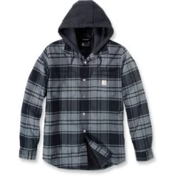 Carhartt Flannel Fleece Lined Hooded Jas Heren Elm