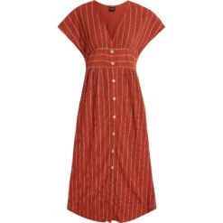 Protest Kombula Jurk Dames Chillirust