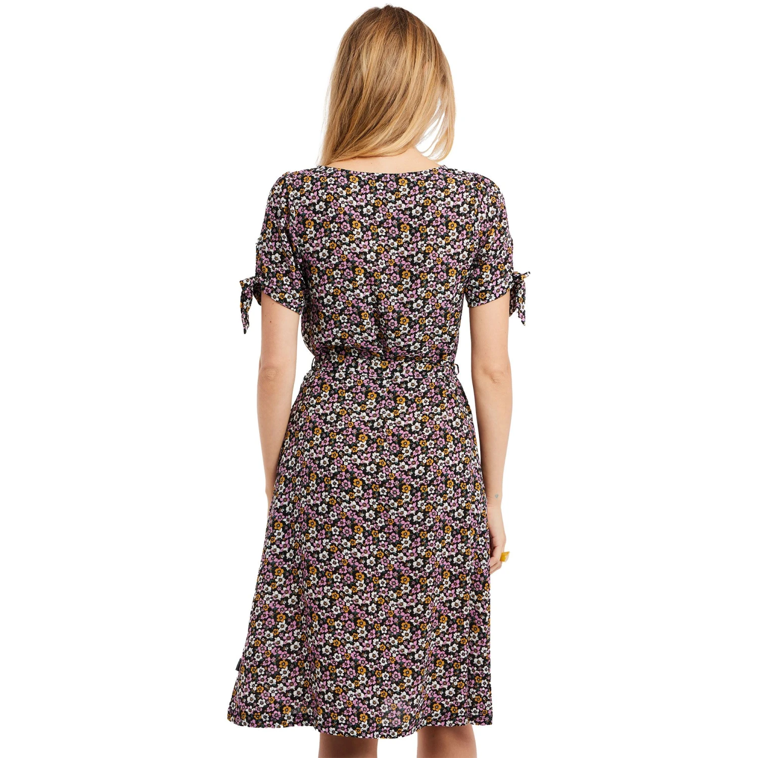 Protest Banda Jurk Dames Zwart - Afbeelding 2