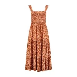 Shiwi Seychelles Jurk Dames Lush Leopard Frozenchoco Brown