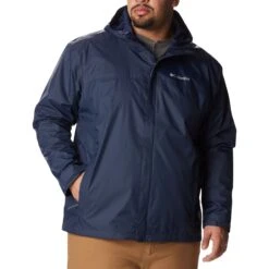 Columbia Watertight II Regenjas Heren Collegiate Navy