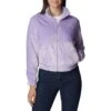 Columbia Fireside Cropped Sherpa Fleece Vest Dames Frostedpurple