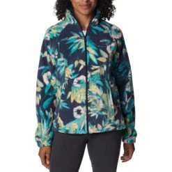 Columbia Benton Springs Fleece Vest Dames Bright Aquawisterian