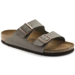 Birkenstock Arizona Slippers Smal Heren Stone