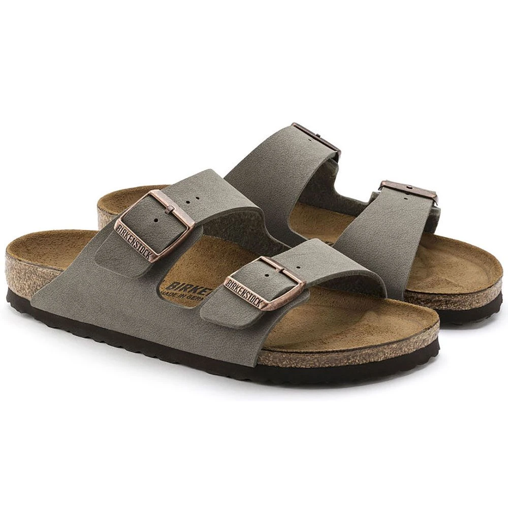 Birkenstock Arizona Slippers Smal Heren Stone - Afbeelding 2