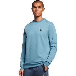 Lyle & ScottCrew Neck Fly Fleece Sweater Heren Nebula