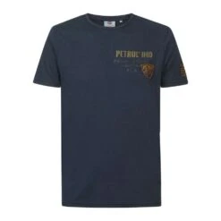 Petrol Industries SS AOP Shirt Heren Midnight Navy