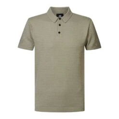 Petrol Industries Knitwear Polo Heren Light Pesto