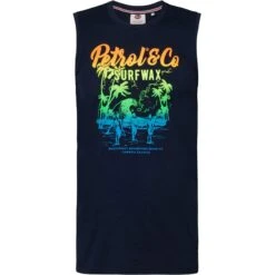 Petrol Industries Singlet Heren Midnight Navy