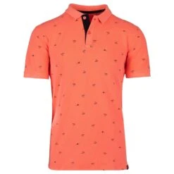 Petrol Industries AOP Polo Heren Fiery Coral