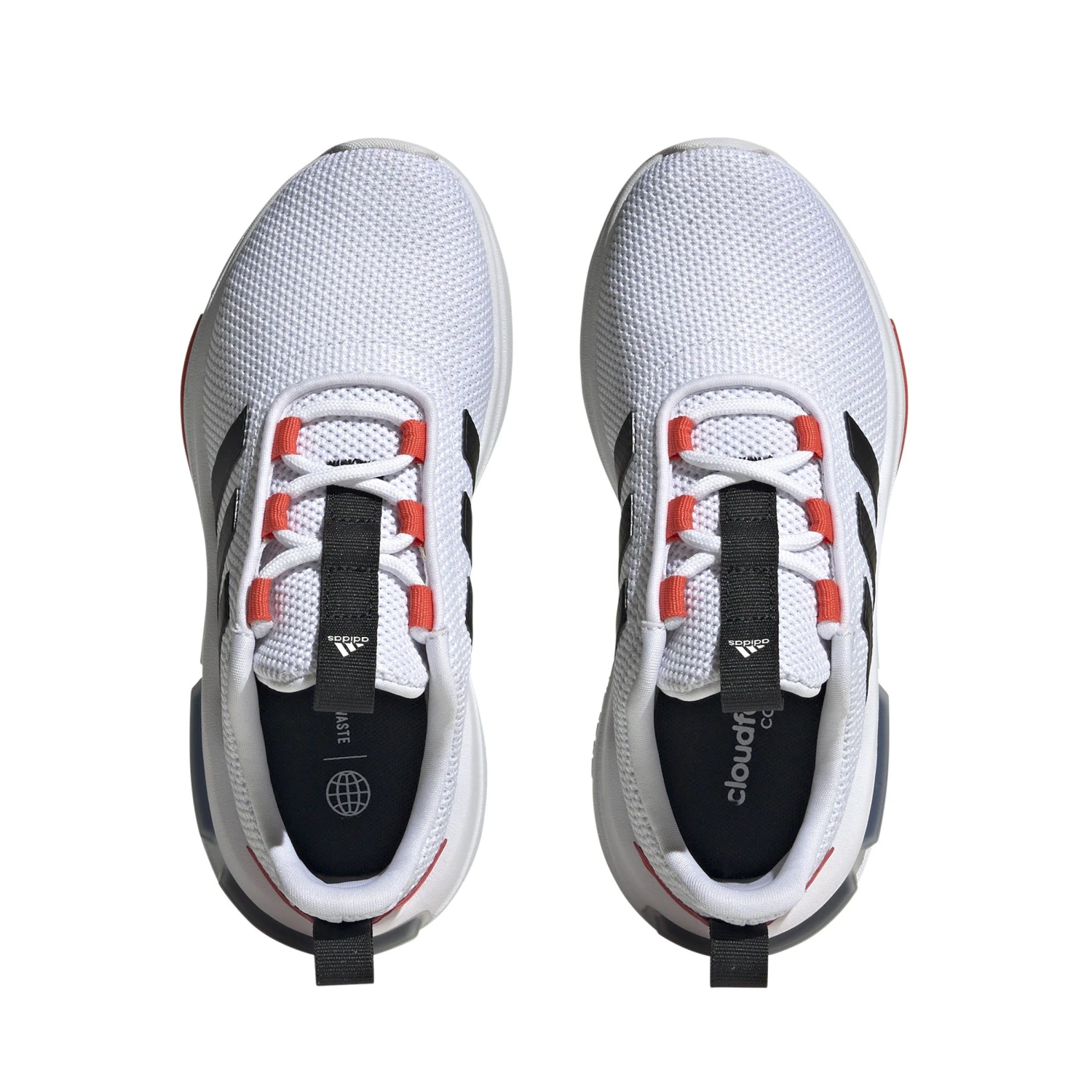 Adidas Racer TR23 IG4911 Vrijetijdsschoenen Junior Cloud White Core Black Bright Red - Afbeelding 4