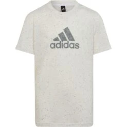 Adidas Future Icons Winners Shirt Junior White Melange Grey Four