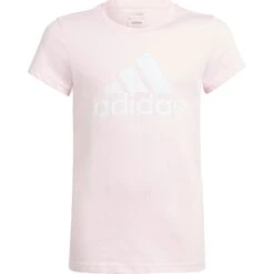 Adidas Essentials Big Logo Shirt Junior Clear Pink White