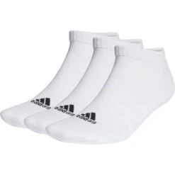 Adidas Low Sokken White Black 3-pack