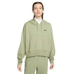 Nike Sportswear Hoodie Dames Oil Green Black