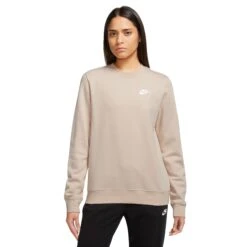 Nike Sportswear Club Fleece Hoodie Dames Sanddrift White