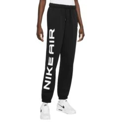 Nike Sportswear Air Fleece Joggingbroek Dames Black White