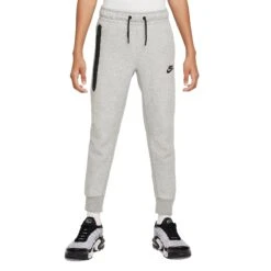 Nike Sportswear Tech Fleece Joggingbroek Junior Grey Heather Black Black