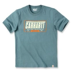 Carhartt TK6091 Graphic Shirt Heren Sea Pine Heather