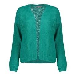 Geisha Cardigan Vest Dames Emerald